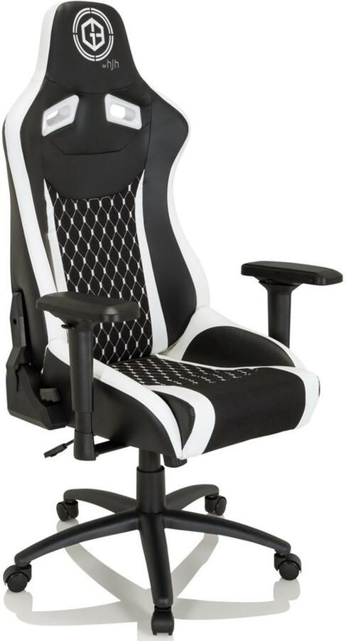 Hjh office GAMEBREAKER SX 04 Gamestoel Zwart Wit