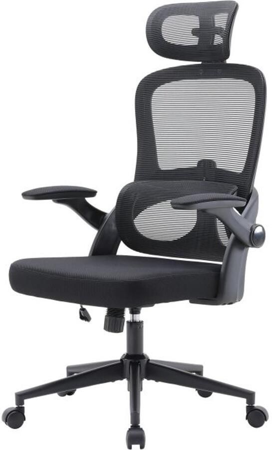 Hjh office MC102C-M101 Professionele bureaustoel Zwart