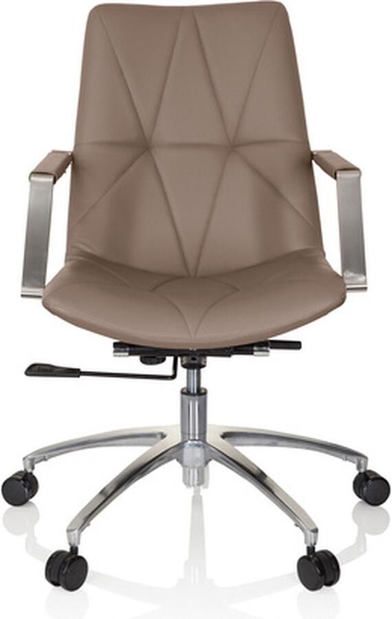 Hjh office Saranto II Thuisgebruik bureaustoel Donkerbruin (Macchiato) Kunstleder