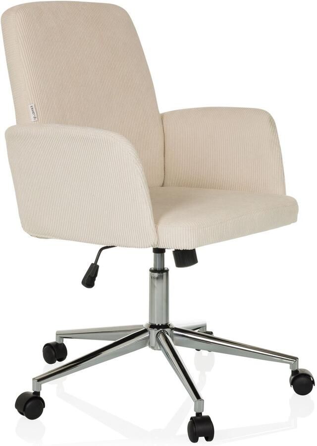 Hjh office SOLAO CORD Thuisgebruik bureaustoel Beige