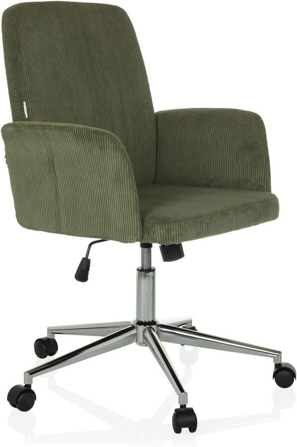 Hjh office SOLAO CORD Thuisgebruik bureaustoel Groen