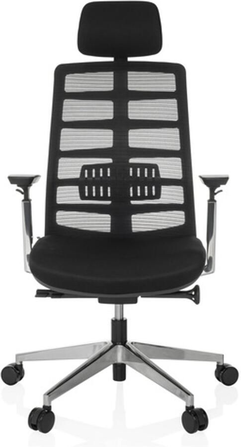 Hjh office SPINIO ELITE stof netstof High end bureaustoel Zwart