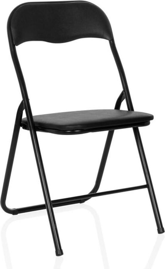 Hjh office TUDELA BASIC PVC Klapstoel Zwart