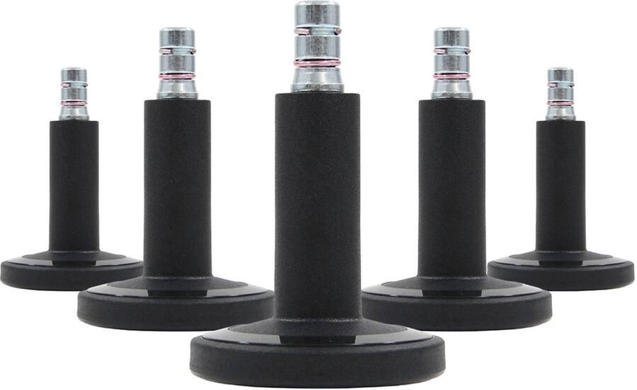 Hjh office Vloerdop voor Bureaustoel Zwart Stato-M Vloerglijders Tapijt