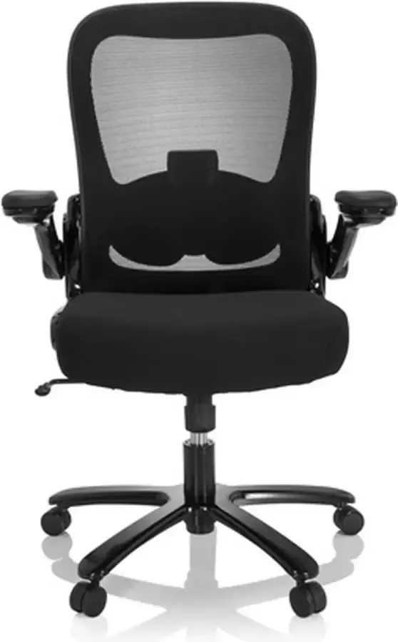 Hjh office INSTRUCTOR SW I stof netstof XXL bureaustoel Zwart