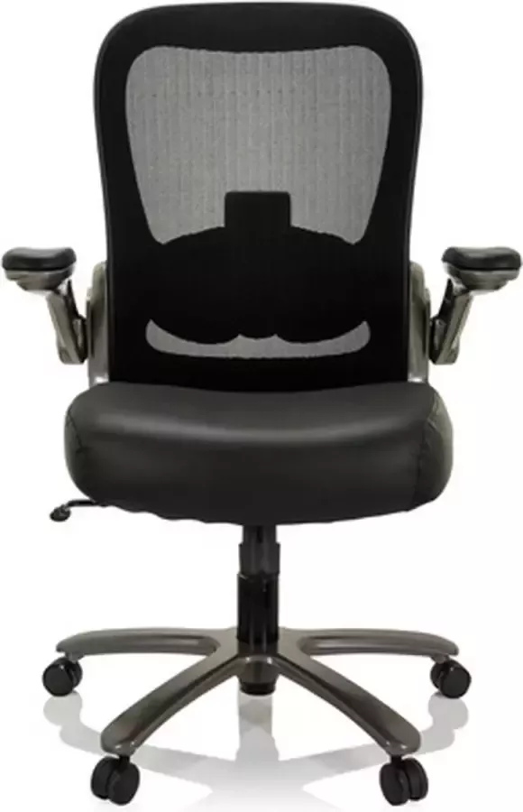 Hjh office INSTRUCTOR XXL T I Leder netstof XXL bureaustoel Zwart