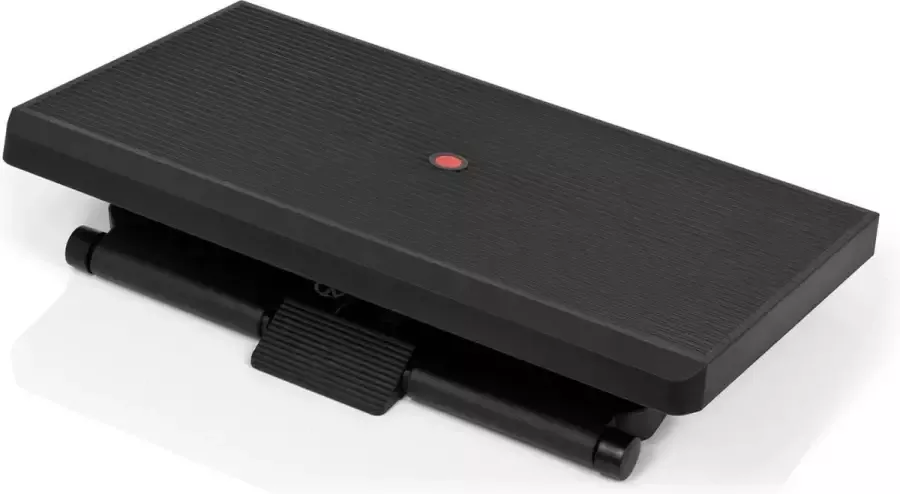 Hjh office Piedina Pro Voetensteun In hoek en hoogte verstelbaar Zwart