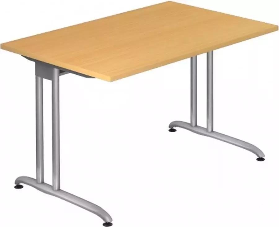 Hjh OFFICE PRO Bureau Esdoorn Bela 12 S Melamine-gecoate Spaanplaat - Foto 2