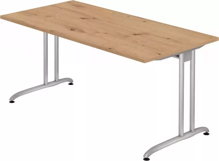 Hjh OFFICE PRO BELA 16 S Bureau 160 x 80 Knoestige Eiken