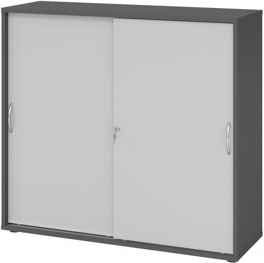 Hjh OFFICE PRO BETA 1753S Hoogte van de map 3 OH Schuifwandkast Metalen handgreep