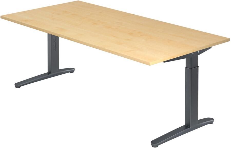 Hjh OFFICE PRO Bureau In Hoogte Verstelbaar Esdoorn Xtra XB 2E GG