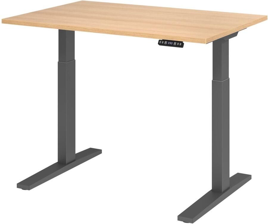 Hjh OFFICE PRO Bureau In Hoogte Verstelbaar Meerkleurig Xmka 12 G 120x80