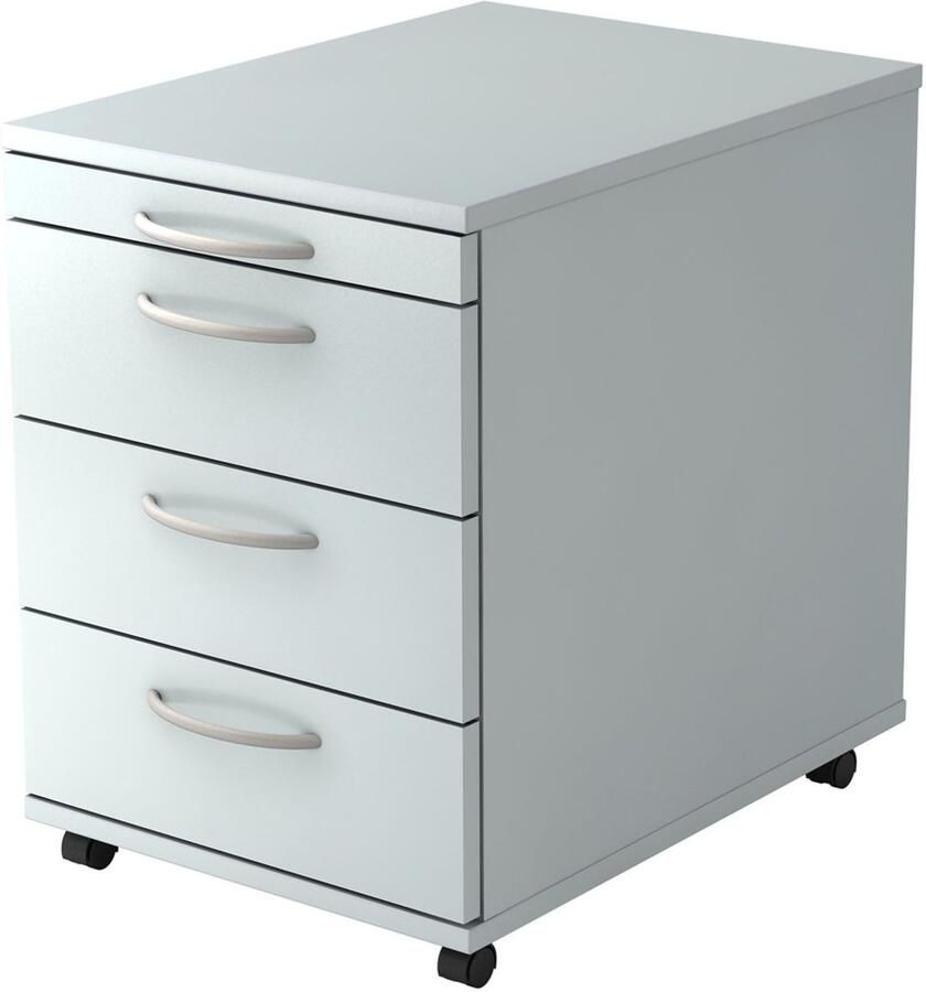 Hjh OFFICE PRO Ladeblok 3 Lades Verrijdbaar Beuken 42 8 x 58 x 59 cm Signa Ac30 CE