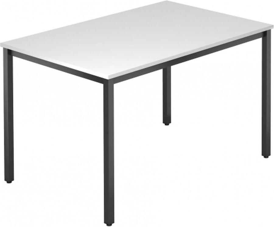 Hjh OFFICE PRO Vergadertafel Wit 120 x 80 cm Doran Dq12 D