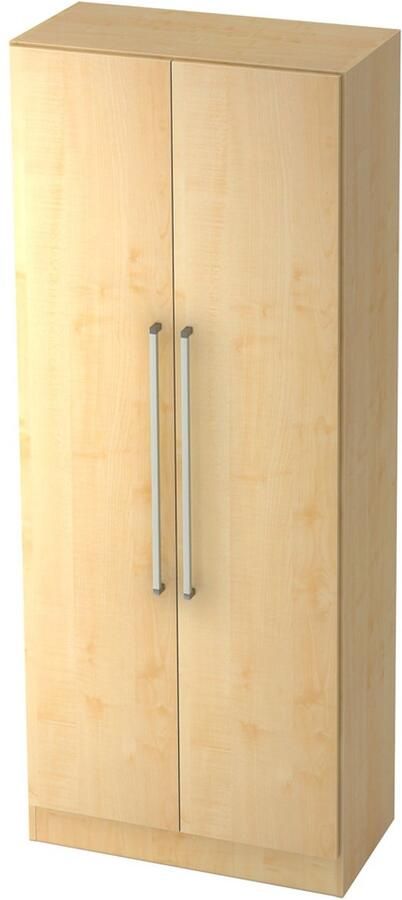 Hjh OFFICE PRO Wandkast Esdoorn Zilver 80 x 42 x 200 4 cm Signa G 7100 CE