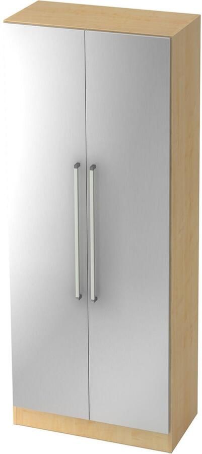 Hjh OFFICE PRO Wandkast Esdoorn Zilver 80 x 42 x 200 4 cm Signa G 7100 CE - Foto 2