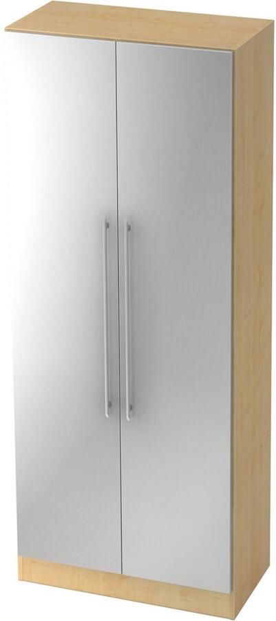 Hjh OFFICE PRO Wandkast Esdoorn Zilver 80 x 42 x 200 4 cm Signa G 7100 RE