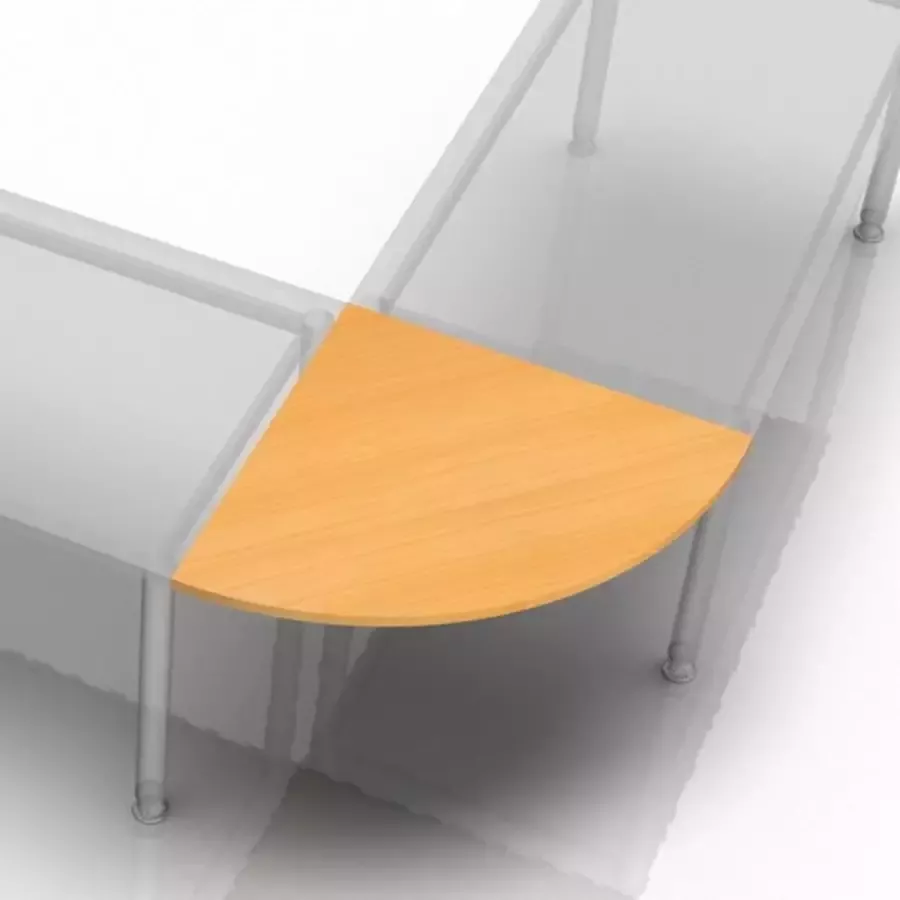 Hjh OFFICE PRO Kontor KP 91 Beuken