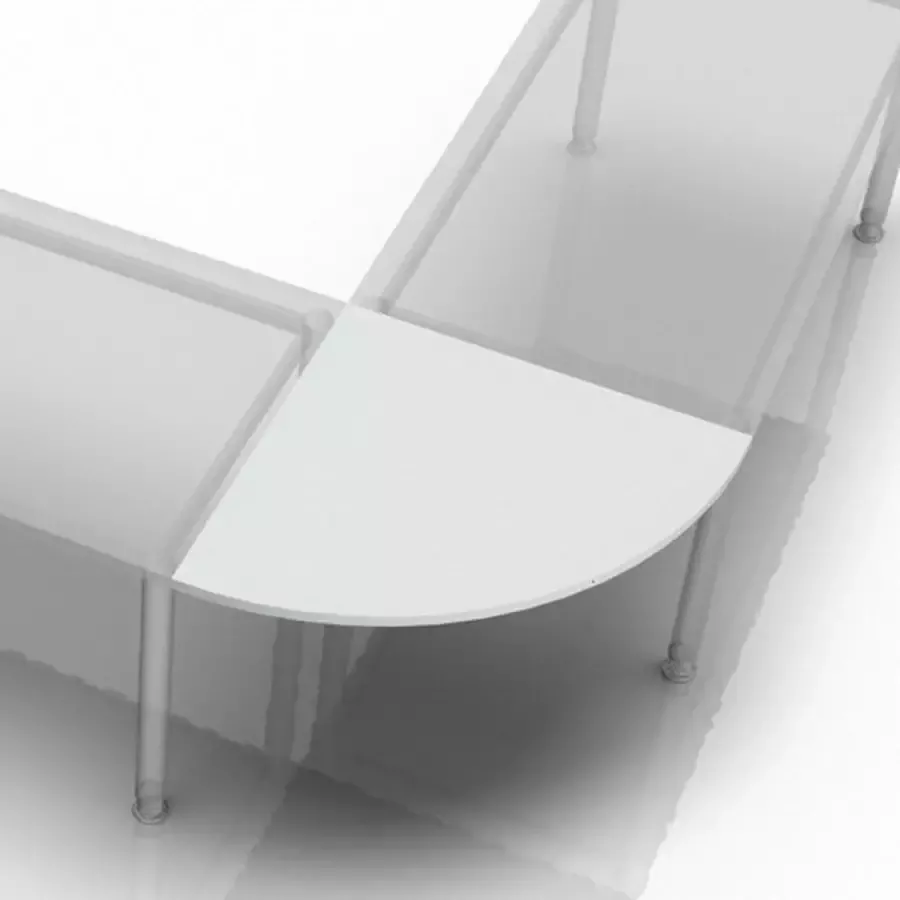 Hjh OFFICE PRO Kontor KP 91 Grijs