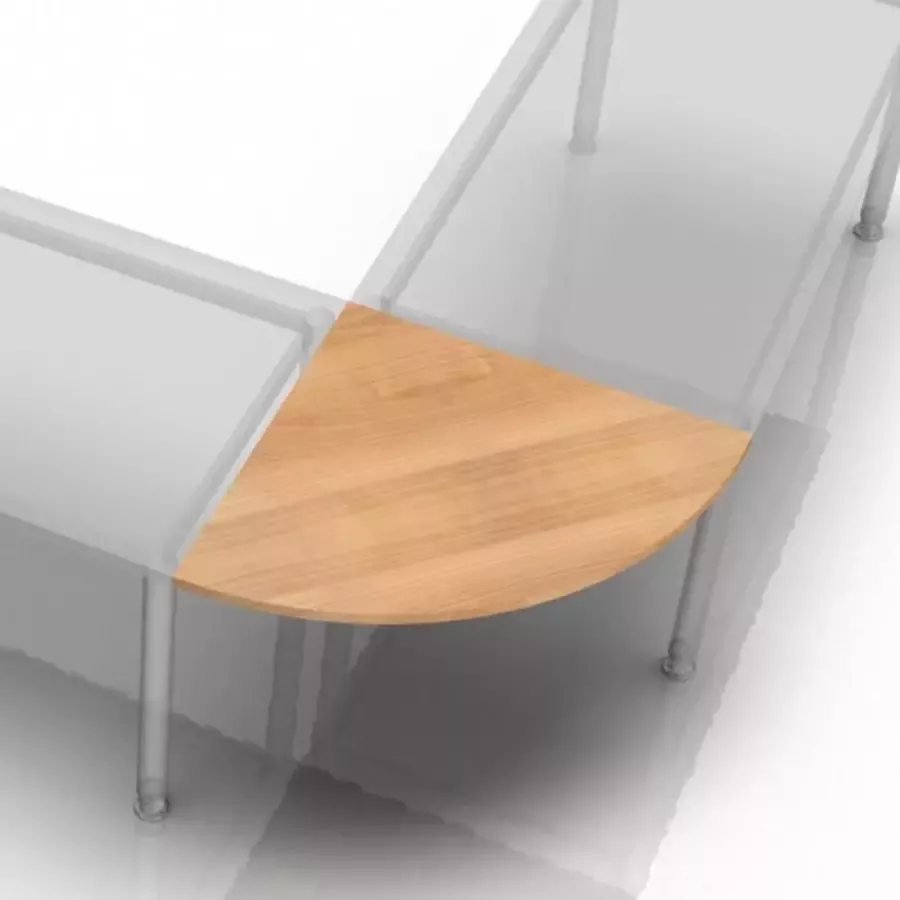 Hjh OFFICE PRO Kontor KP 91 Walnoot