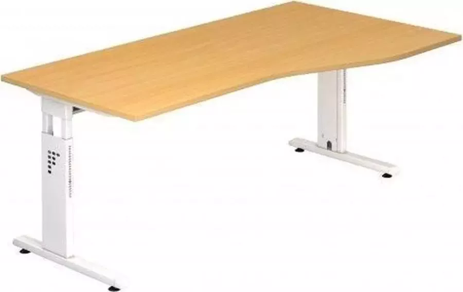 Hjh OFFICE PRO Bureau In Hoogte Verstelbaar Esdoorn Mega 18 W - Foto 2