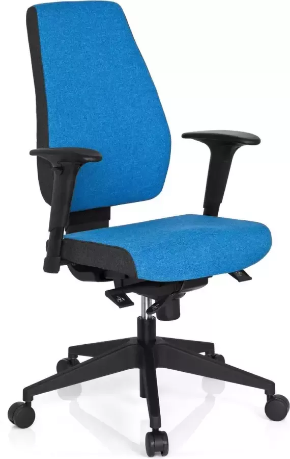 Hjh office Pro-Tec 500 Bureaustoel Stof Lichtblauw grijs