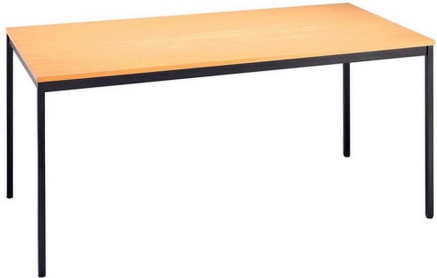 Hjh OFFICE PRO Vektor 6 Beuk Zwart Melamine spaanplaat DIN 68765 Emissieklasse E1