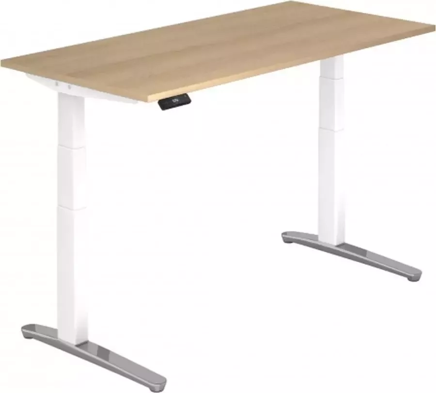 Hjh OFFICE PRO Bureau In Hoogte Verstelbaar Eiken Bureau In Hoogte Verstelbaar Eiken Bureau In Hoogte Verstelbaar Eiken Bureau In Hoogte - Foto 4