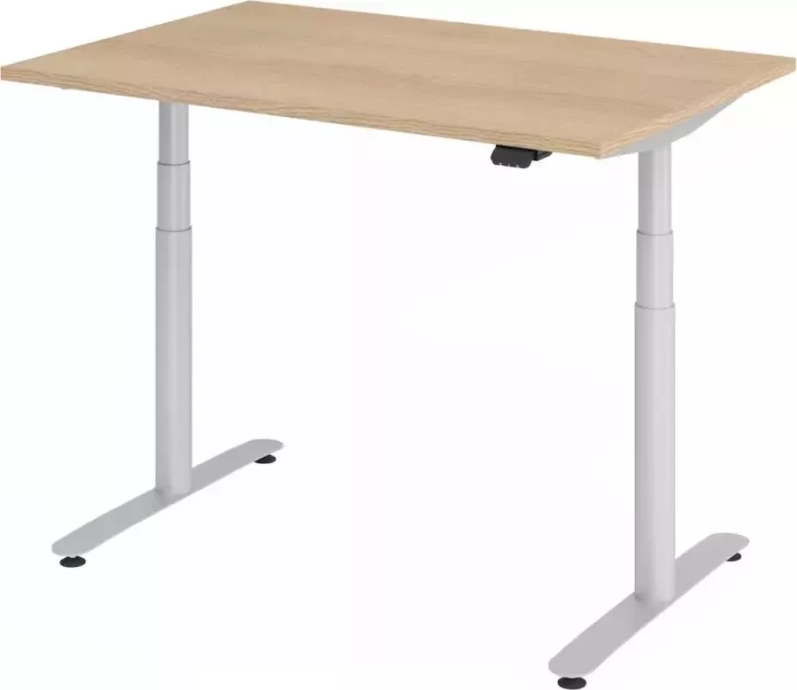 Hjh OFFICE PRO XDLR 12 S 120x80 Bureau elektrisch in hoogte verstelbaar 120x80 Eiken Tafelhoogte I Elektrisch in hoogte verstelbaar