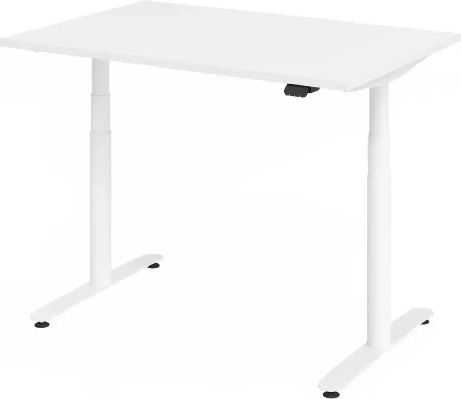 Hjh OFFICE PRO XDLR 12 S 120x80 Bureau elektrisch in hoogte verstelbaar Wit 120x80 Tafelhoogte I Elektrisch in hoogte verstelbaar