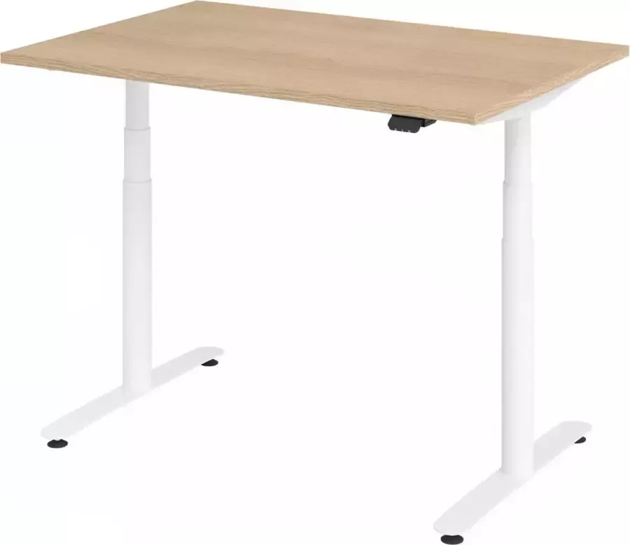 Hjh OFFICE PRO XDLR 12 W 120x80 Bureau elektrisch in hoogte verstelbaar 120x80 Eiken Tafelhoogte I Elektrisch in hoogte verstelbaar