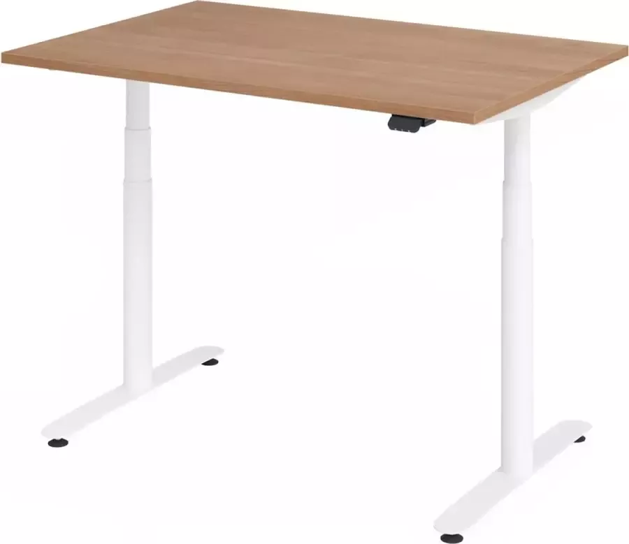 Hjh OFFICE PRO XDLR 12 W 120x80 Bureau elektrisch in hoogte verstelbaar 120x80 Walnoot Tafelhoogte I Elektrisch in hoogte verstelbaar