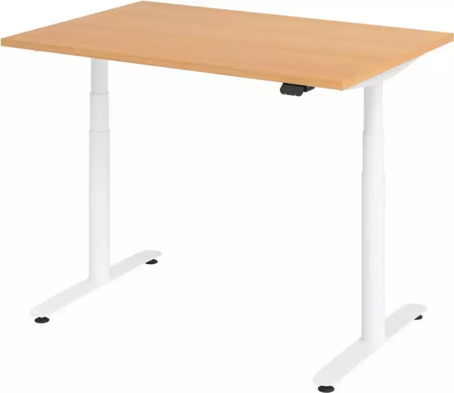 Hjh OFFICE PRO XDLR 12 W 120x80 Bureau elektrisch in hoogte verstelbaar Beuken 120x80 Tafelhoogte I Elektrisch in hoogte verstelbaar