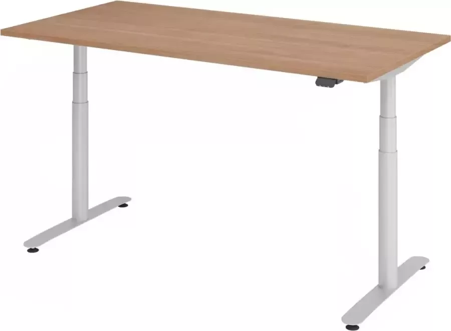 Hjh OFFICE PRO XDLR 16 S 160x80 Bureau elektrisch in hoogte verstelbaar 160 x 80 Walnoot Tafelhoogte I Elektrisch in hoogte verstelbaar