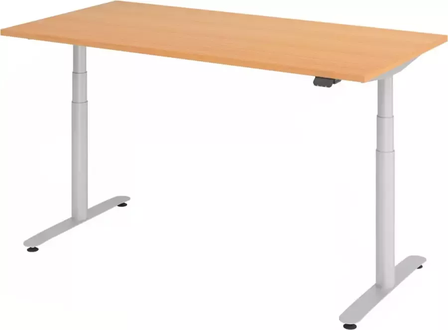 Hjh OFFICE PRO XDLR 16 S 160x80 Bureau elektrisch in hoogte verstelbaar 160 x 80 Beuken Tafelhoogte I Elektrisch in hoogte verstelbaar
