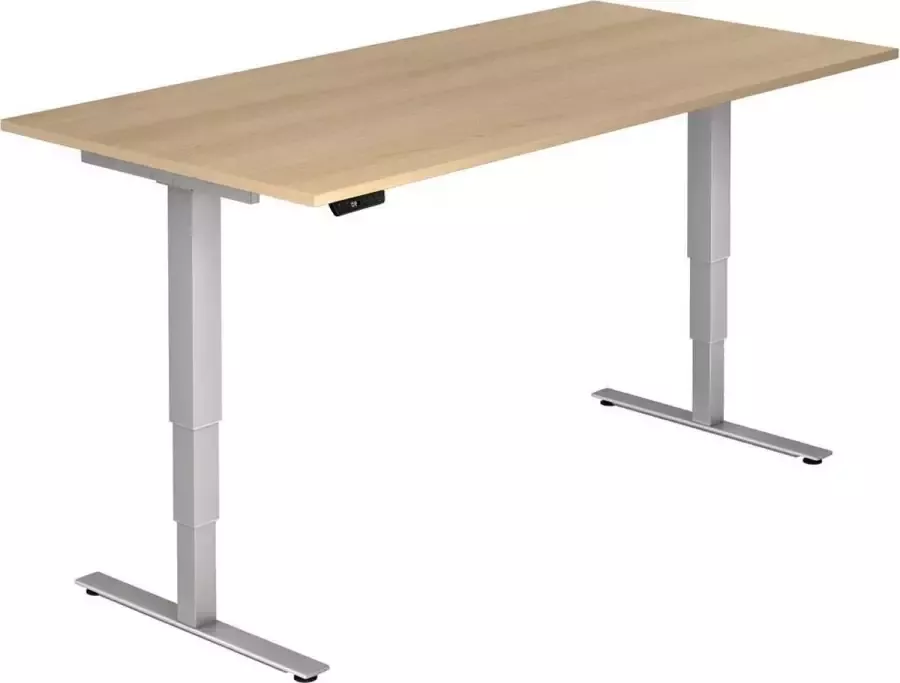 Hjh OFFICE PRO XDSM 2E S Bureau 200 x 100 Knoestige Eiken Tafelhoogte I Elektrisch in hoogte verstelbaar - Foto 2