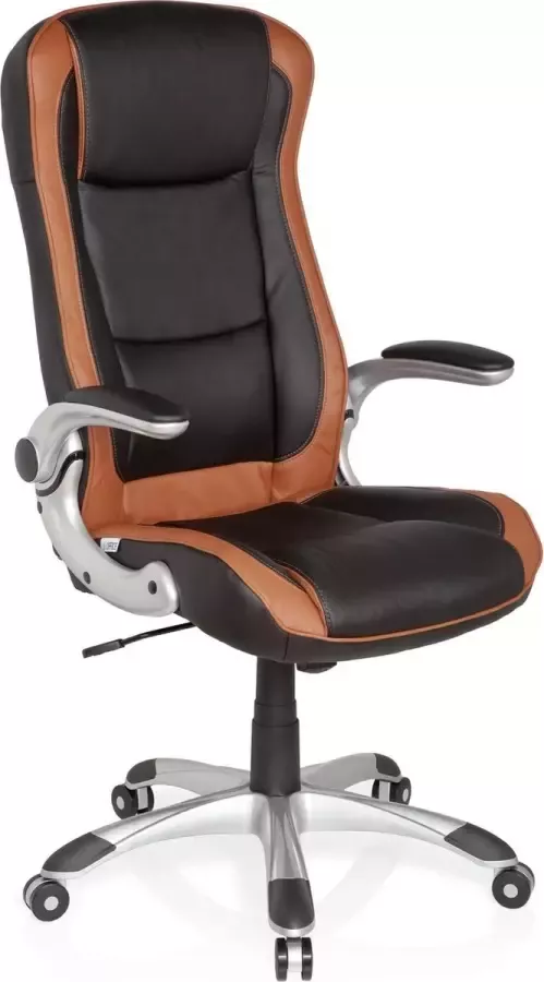 Hjh office Racer Compact Bureaustoel Lichtbruin zwart