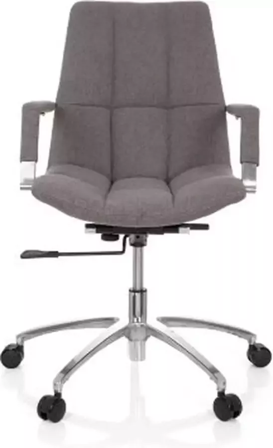 Hjh office SARANTO Volledig gestoffeerd! Thuisgebruik bureaustoel Donkergrijs