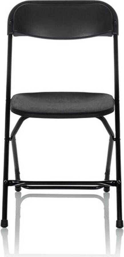 Hjh office TUDELA XXL B Belastbaar tot 190 kg Klapstoel Zwart