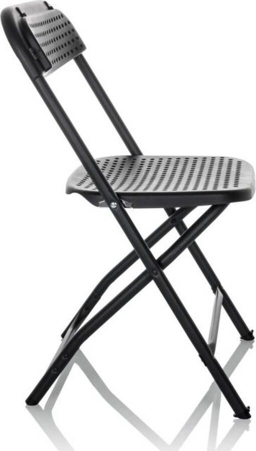 Hjh office TUDELA XXL PRO Belastbaar tot 250 kg Klapstoel Zwart