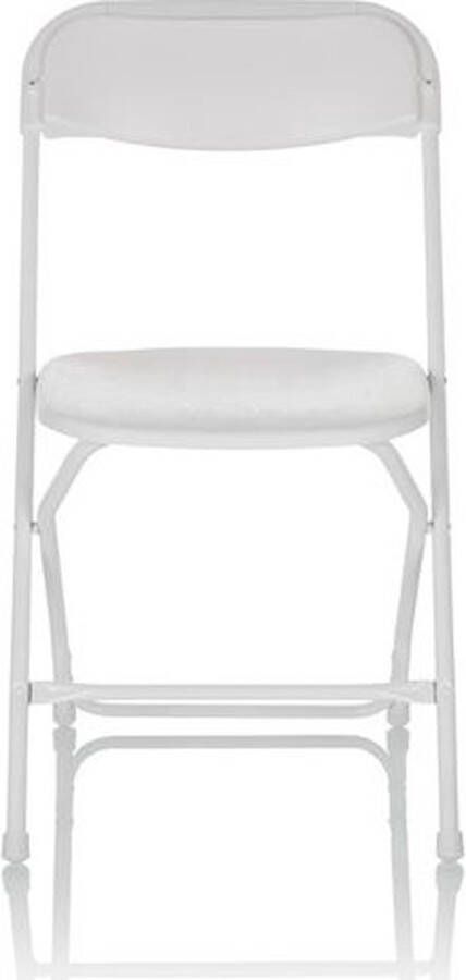 Hjh office TUDELA XXL W Belastbaar tot 190 kg Klapstoel Wit