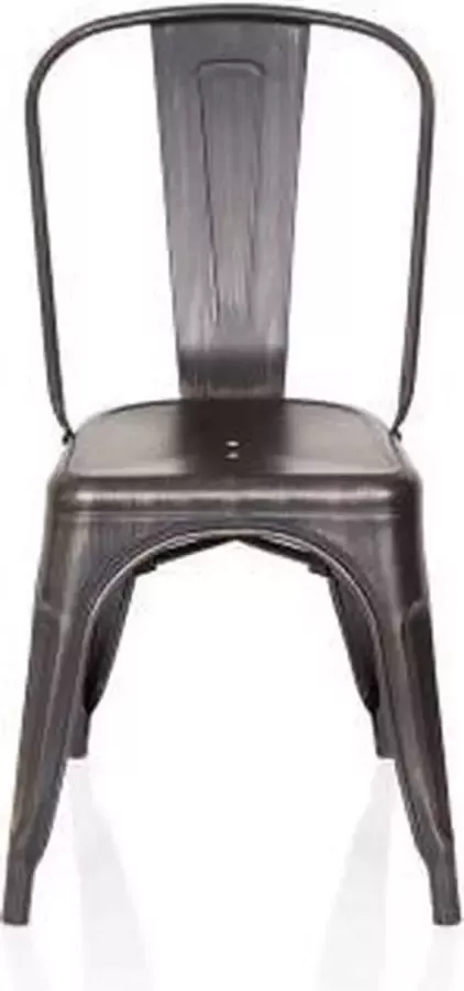 Hjh office Vantaggio Comfort Vergaderstoel bezoekerstoel Zwart Goudkleurig metaal