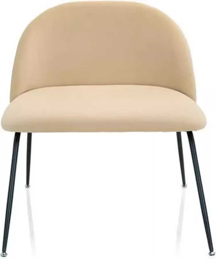 Hjh office VELVO Vergaderstoel bezoekerstoel Beige