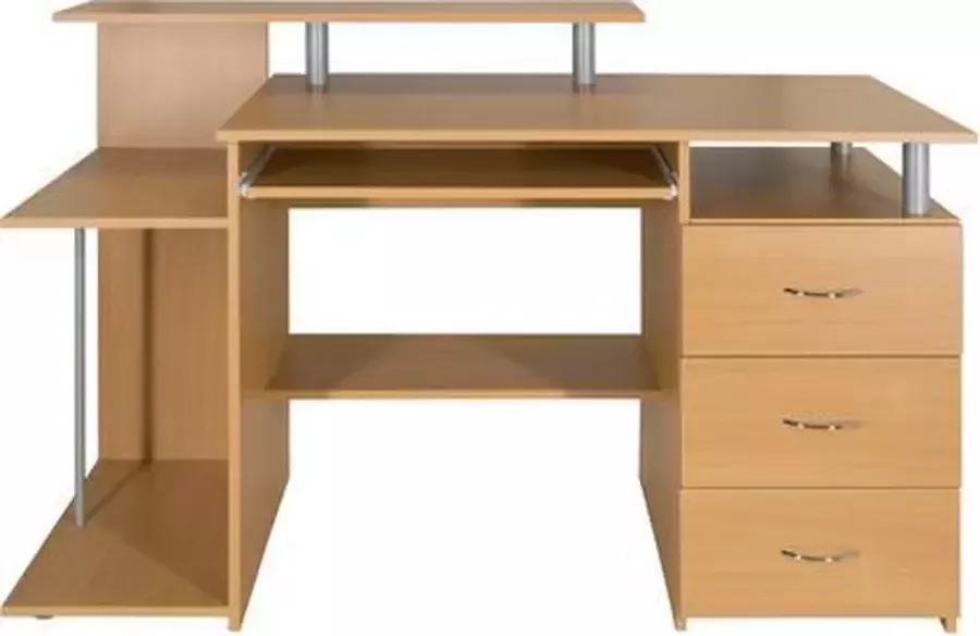 Hjh office WORKSPACE H IV 137x60 Bureau Beuken