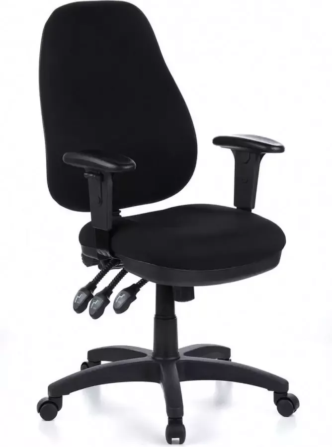 Hjh office Zenit Pro Bureaustoel Stof Zwart