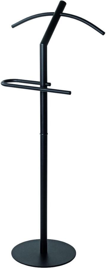 HK-Shop Dressboy – stijlvolle kledingstandaard – zwart gepoedercoat metaal – stevige massieve basis – modern design – 47x30x111 cm