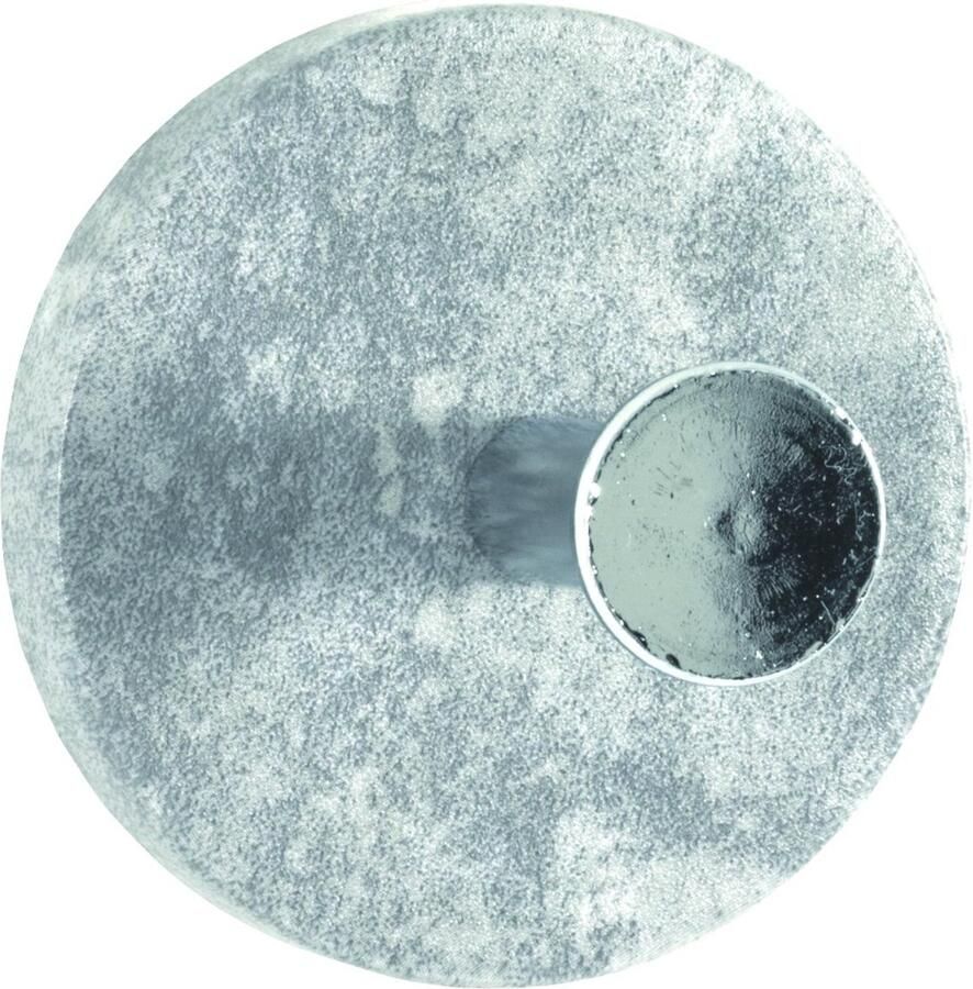 HK-Shop Kapstok – MDF decor betonlook met chroom kastknop – Stijlvolle betonlook en glanzend chroom – Duurzaam MDF en metaal – Modern design – Compact formaat 5x7 cm