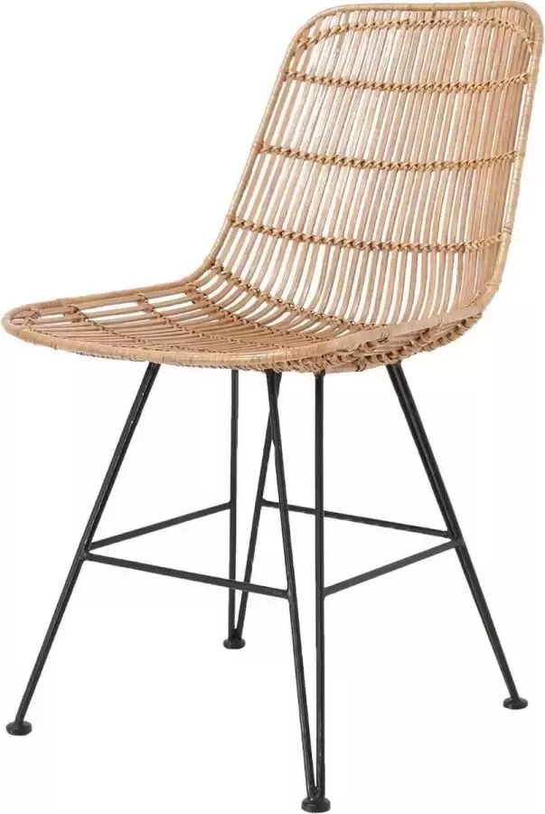 HKliving Rattan Stoel Naturel