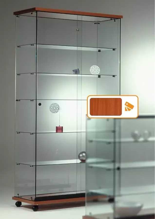 HMG Supplies Vitrine type Floatline Volglas Elegance 6 kersen