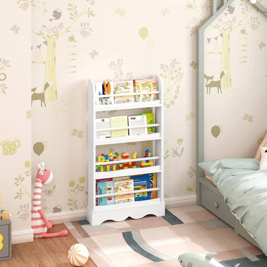 HMTM Garderobestandaard met zitbank kledingrek met 10 haken en schoenenrek opbergruimte onder de zitting gangrek in de hal woonkamer kantoor slaapkamer van bamboe hoogte 175 cm